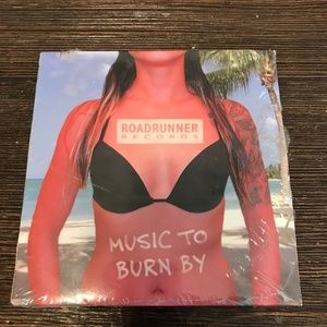 music to burn by sealed metal enhanced promo cd - metal hardcore jerry cantrell